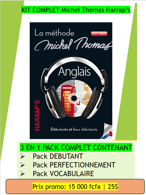 KIT COMPLET DE Michel Thomas Harraps Purpratix