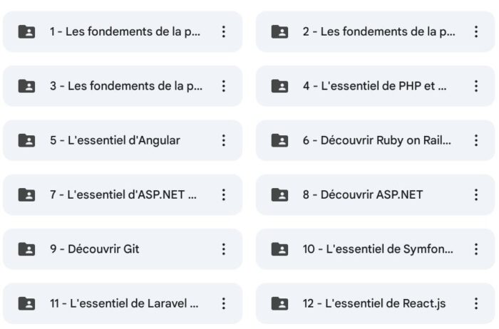 Super pack de formations en développement web – Image 2