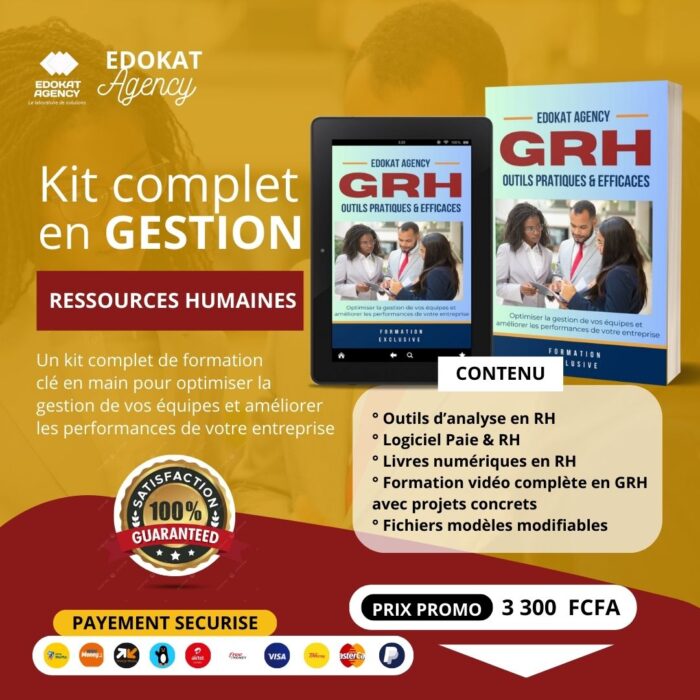 KIT COMPLET DE FORMATION CLE EN MAIN - GRH