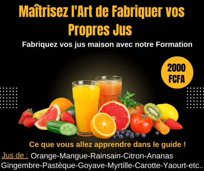 Maîtrisez l'Art de Fabriquer vos Propres Jus !