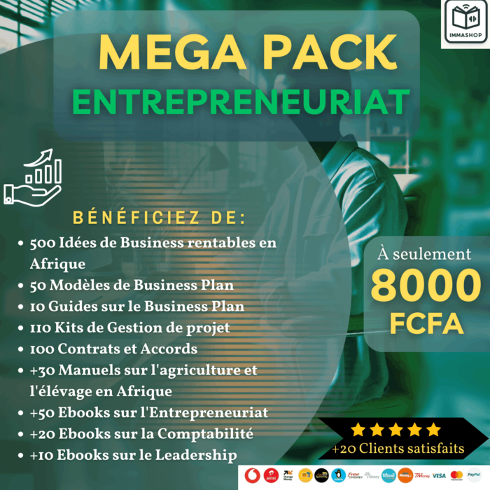 Méga Pack Entrepreneuriat : Votre solution complète pour réussir en Afrique