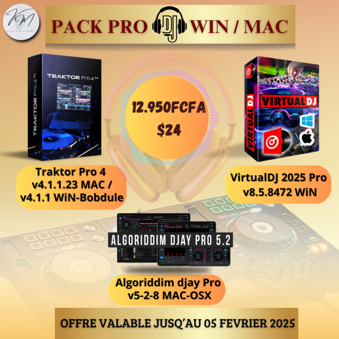 PACK PRO DJ WIN / MAC promo