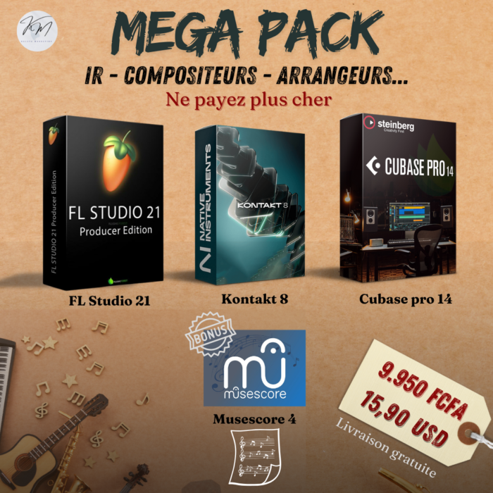 MEGA PACK LOGICIELS MUCICAUX Promo