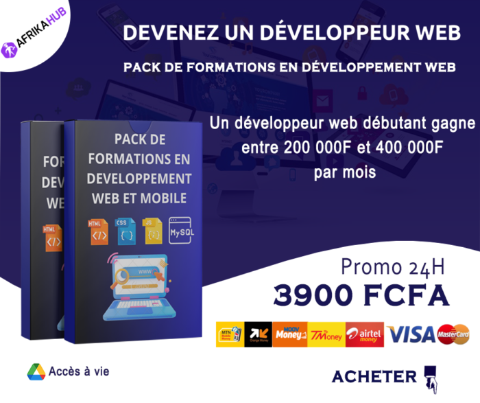 Super pack de formations en développement web